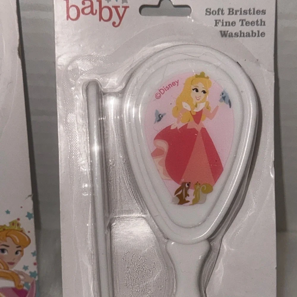 Disney Princess Baby Soft Brush w/ Comb Set Cinderella/Aurora